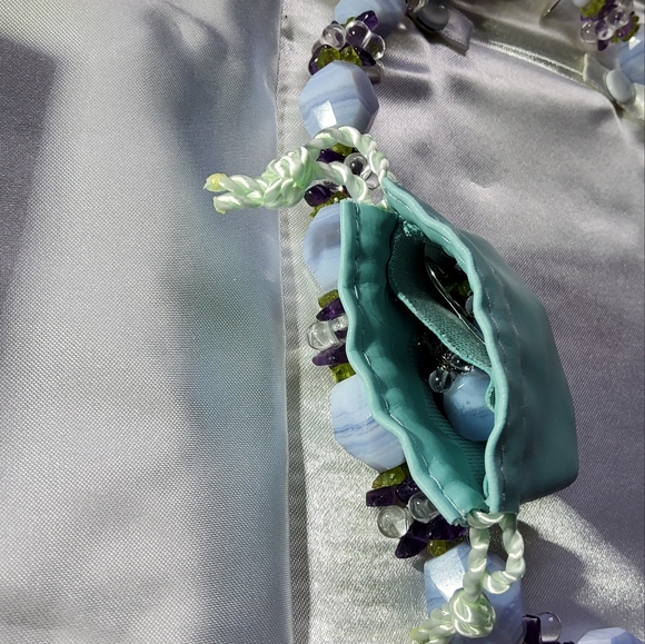 Ross-Simons Crazy Lace Agate Chalcedony Necklace Earring Set - Picture 12 of 15